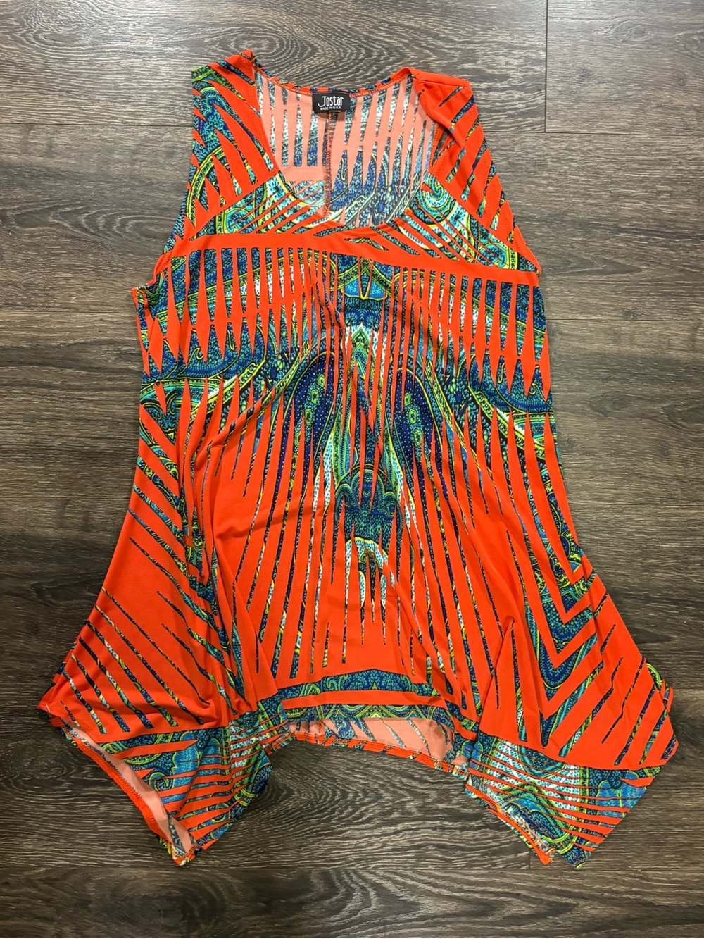 Jostar Midi Dress Boho Festival Free Size Geometric Print